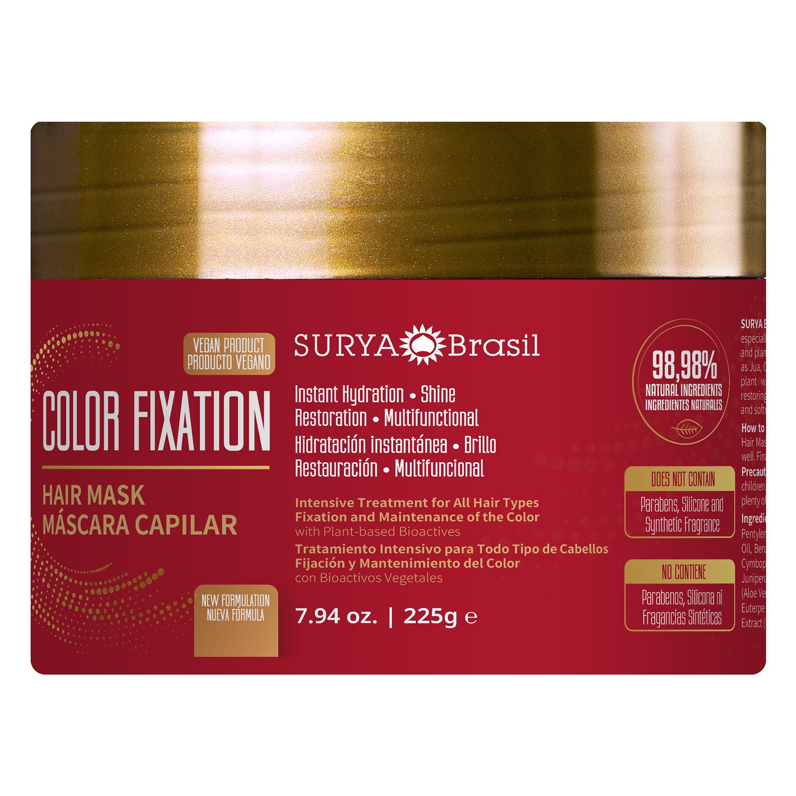 Color Fixation Restorative Hair Mask, Hydrating Treatment for  Color-Treated or Dry Hair